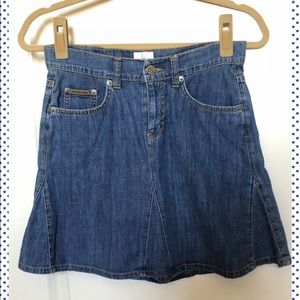 Calvin Kline Jeans Mini Flare mini Skirt Size 1